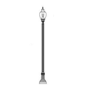 Cleveland-17 Series Base w/ Capitol 5015 Luminaire