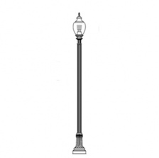 Cleveland-17 Series Base w/ Capitol 5015 Luminaire