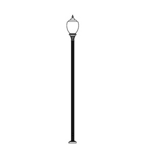 Utility:4 Series Base w/ w/ Residency 2014 Luminaire