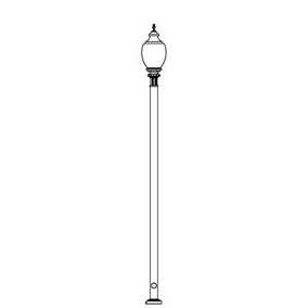 Utility:5 Series Base w/ Capitol 5015 Luminaire