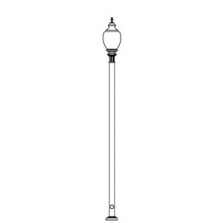 Utility:5 Series Base w/ Capitol 5015 Luminaire