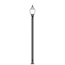 Utility:5 Series Base w/ Capitol 5015 Luminaire