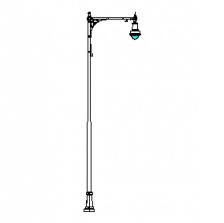 Cambridge Series Base w/ Cambridge Series Single Arm & Boston Common-18 Series Luminaire