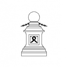 Mission 18" Series - Bollard w Ball Top