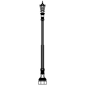 Pasadena Series Base w/ Niles-A Series Luminaire