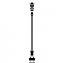 Pasadena Series Base w/ Niles-A Series Luminaire