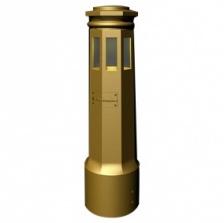 Federal Series Security Illuminated Bollard-LED
