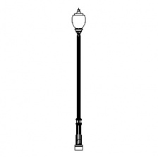 Colonial Series Base w/ Residency 2014 Luminaire